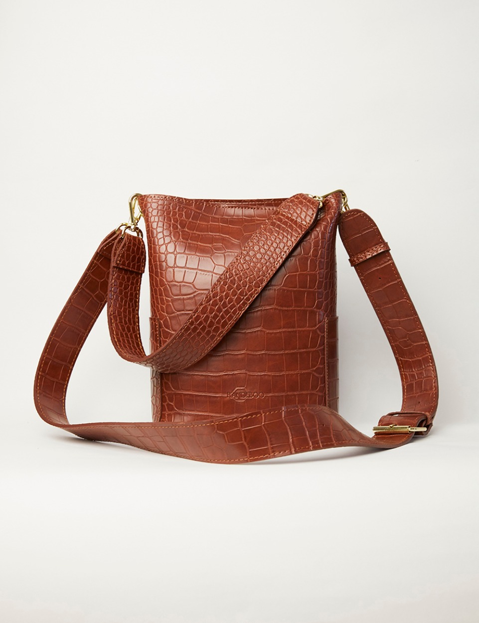RB croco bucket bag (brown)