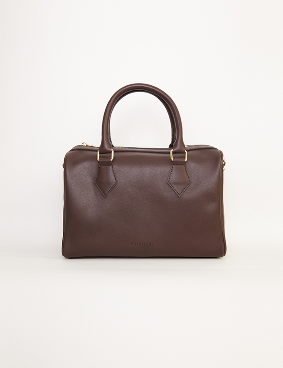 【PRE】RB boston bag (dark brown)