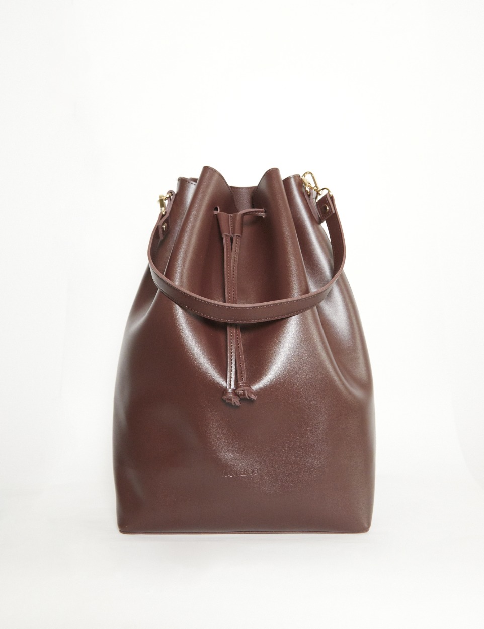 【PRE】RB bucket backpack (dark brown)