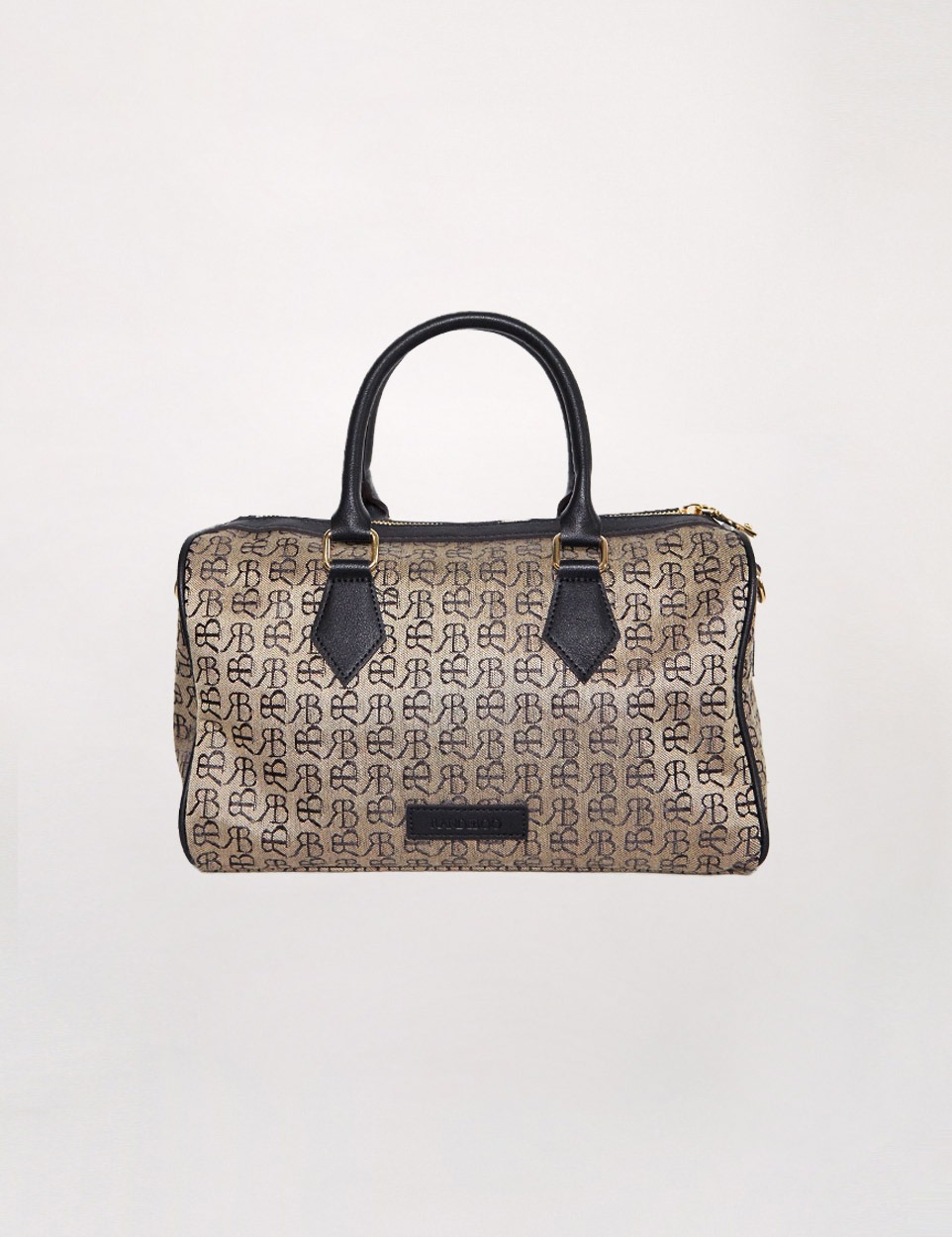 RB monogram boston bag (Black)