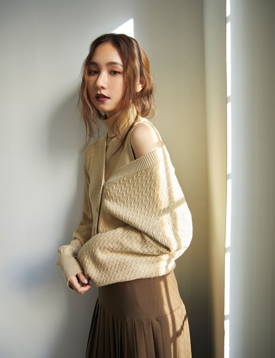 Ensemble set knit