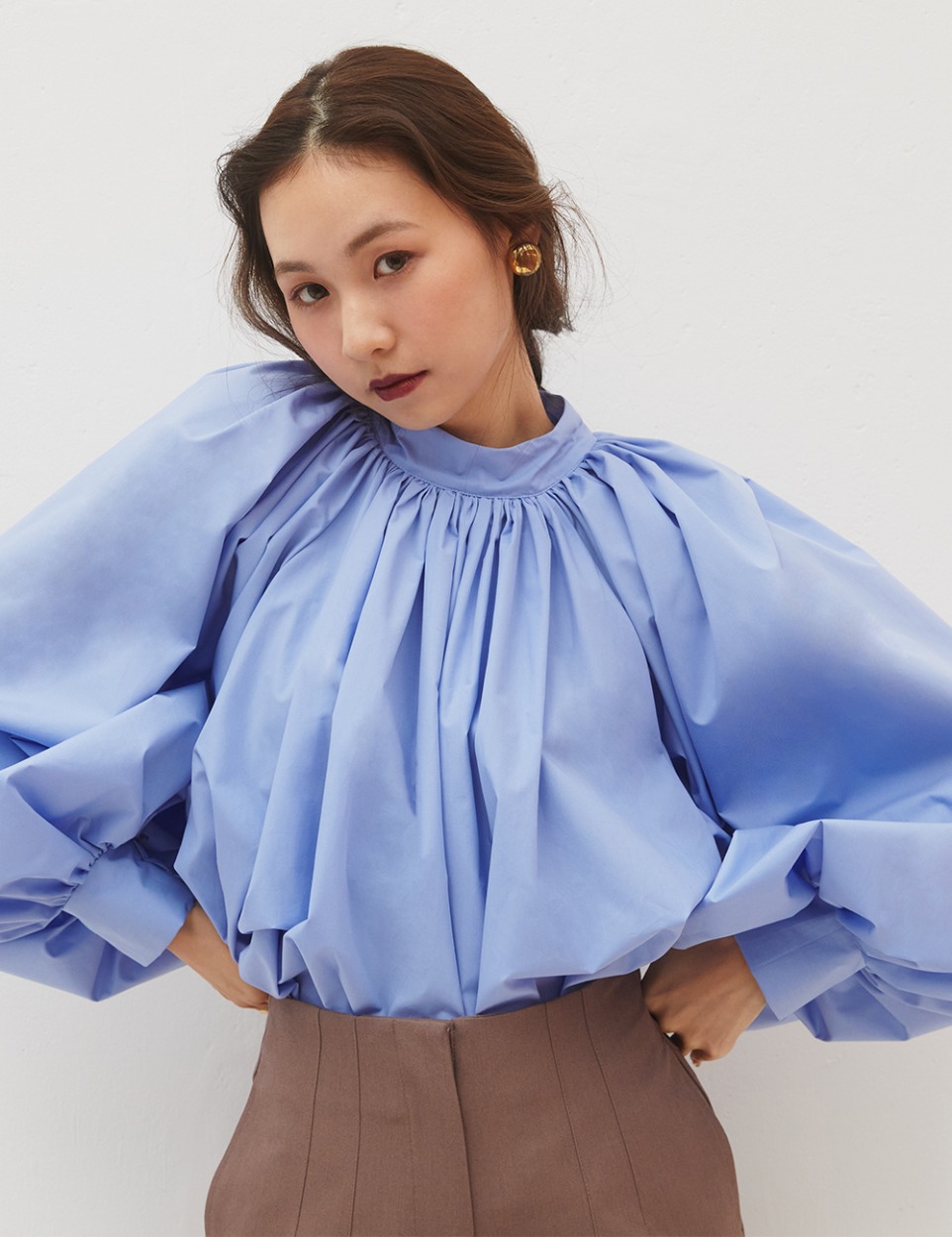 Balloon volume shirt