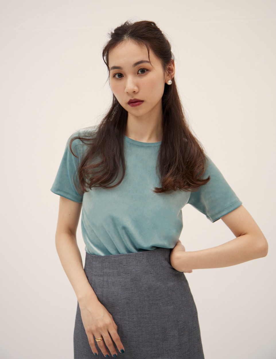 Velour skin tee