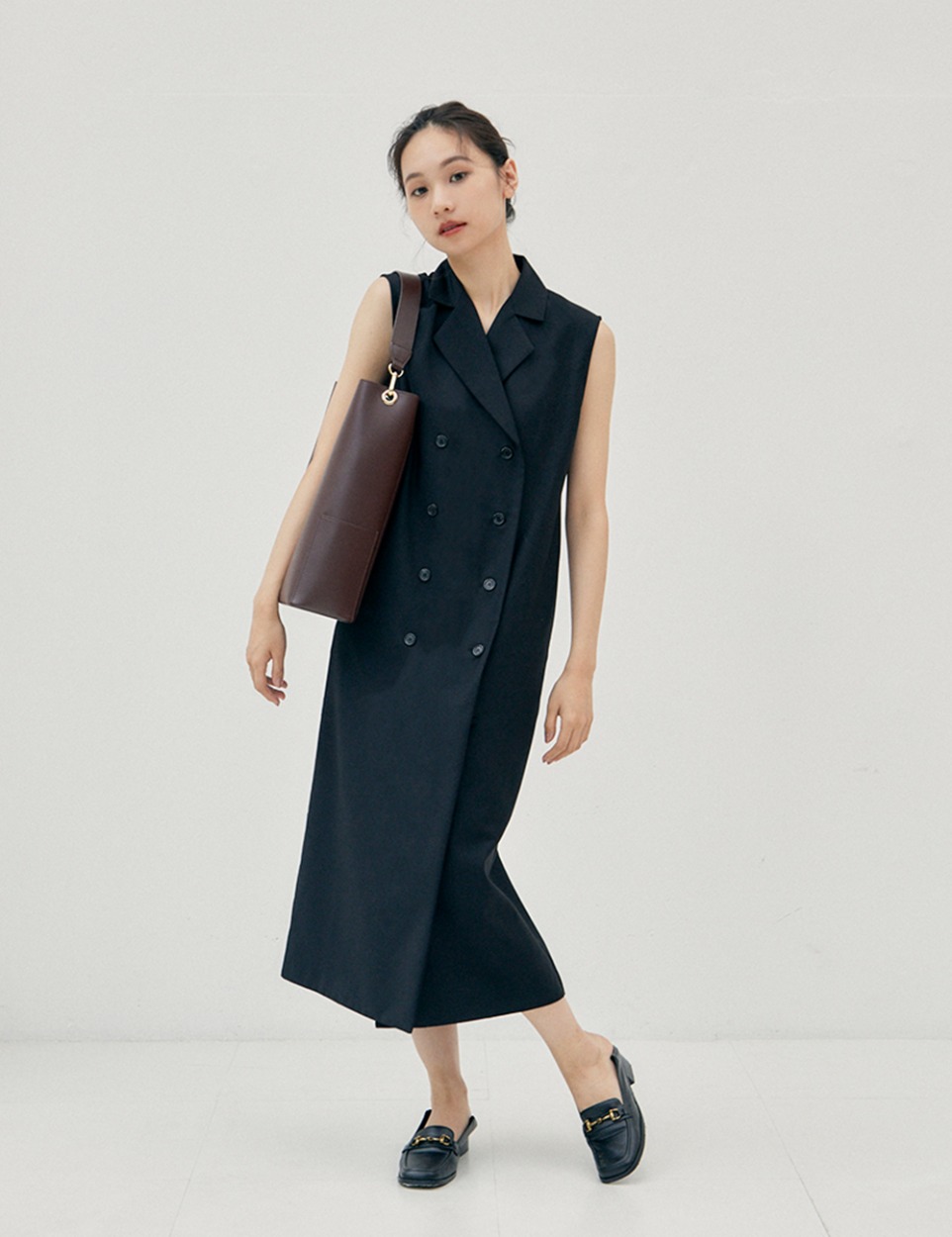 Gilet long dress