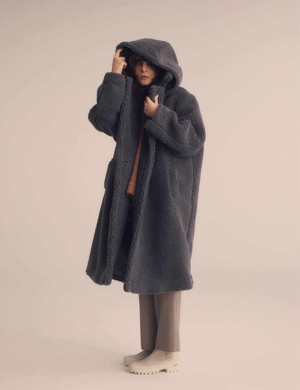 【PRE】Cats boa coat
