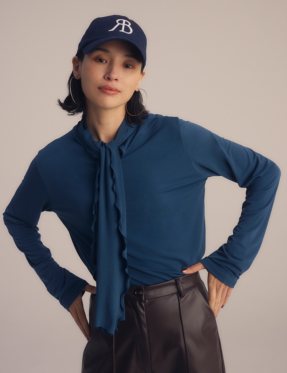 Scarf 2way tops