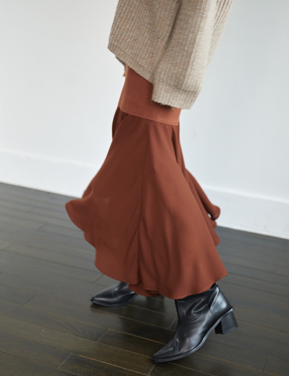 Mermaid wool skirt