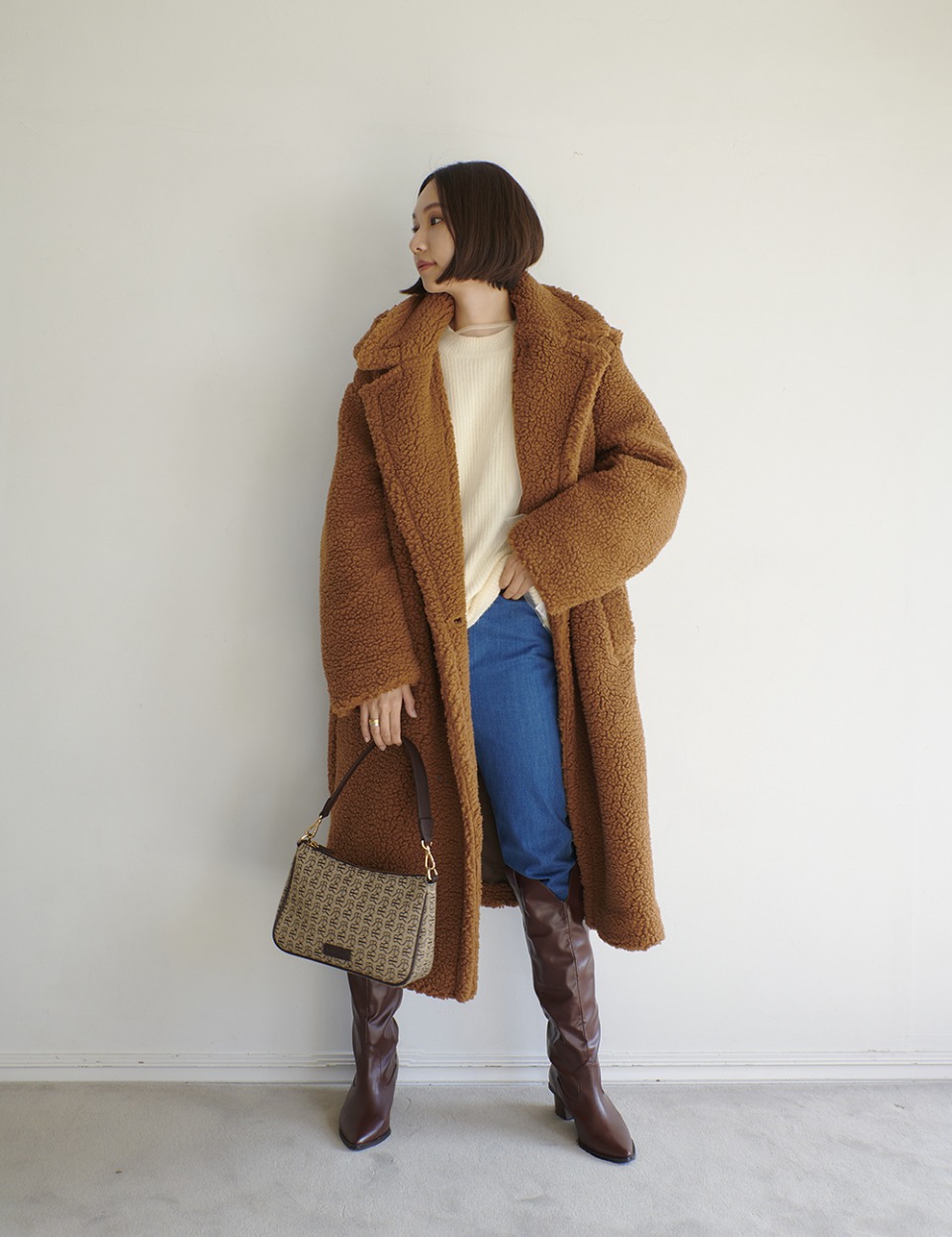 Cats boa coat