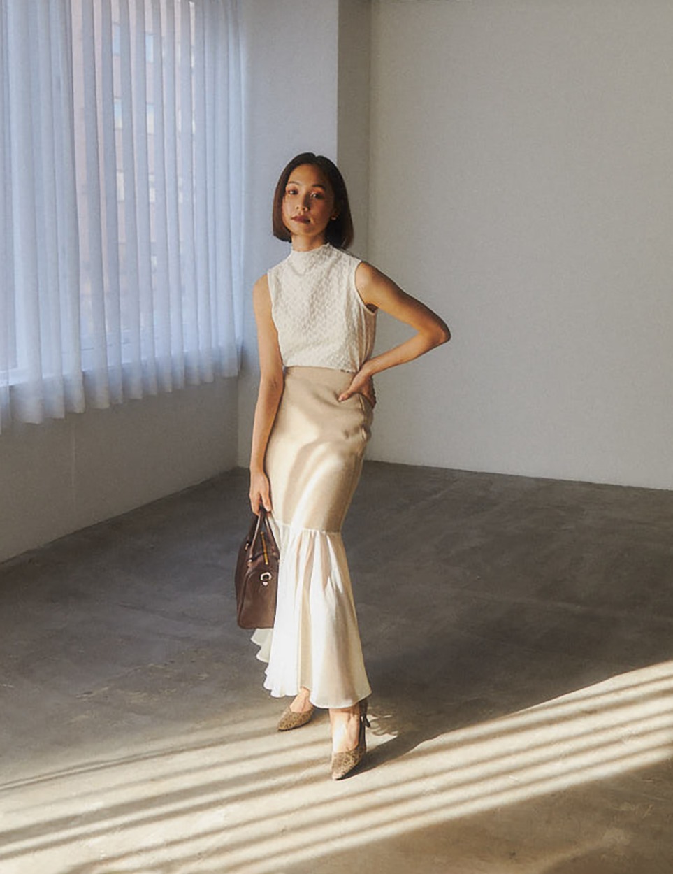 Mermaid line skirt