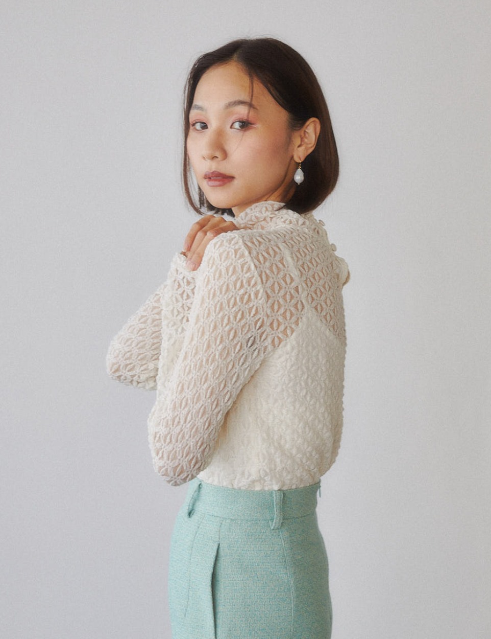 Flower layered top