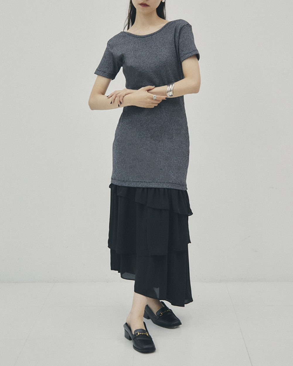 Layered volume dress