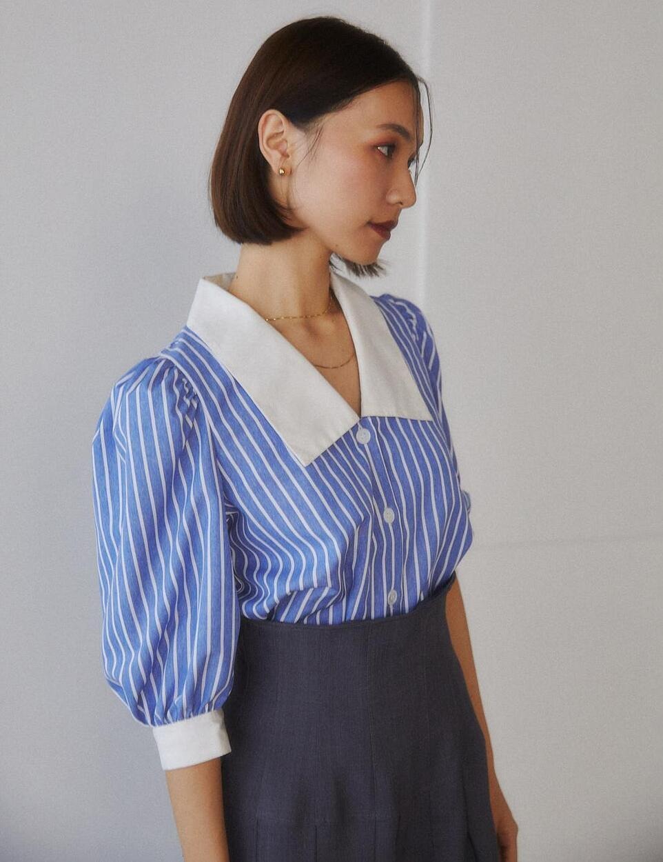【PRE】Formal puff blouse