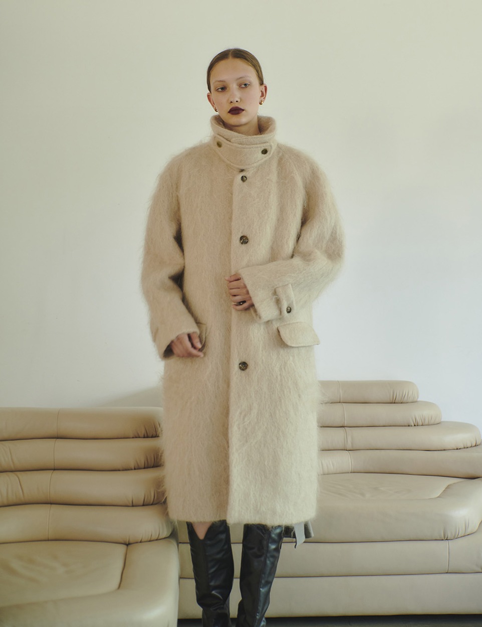 【PRE】Mohair classic coat