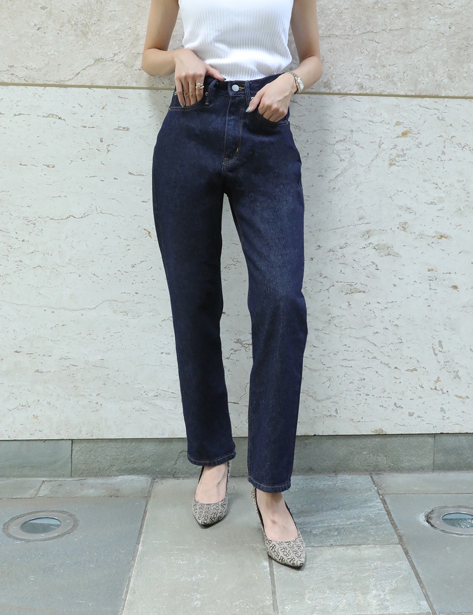 Boys straight pants × MARITAS DENIM(navy)