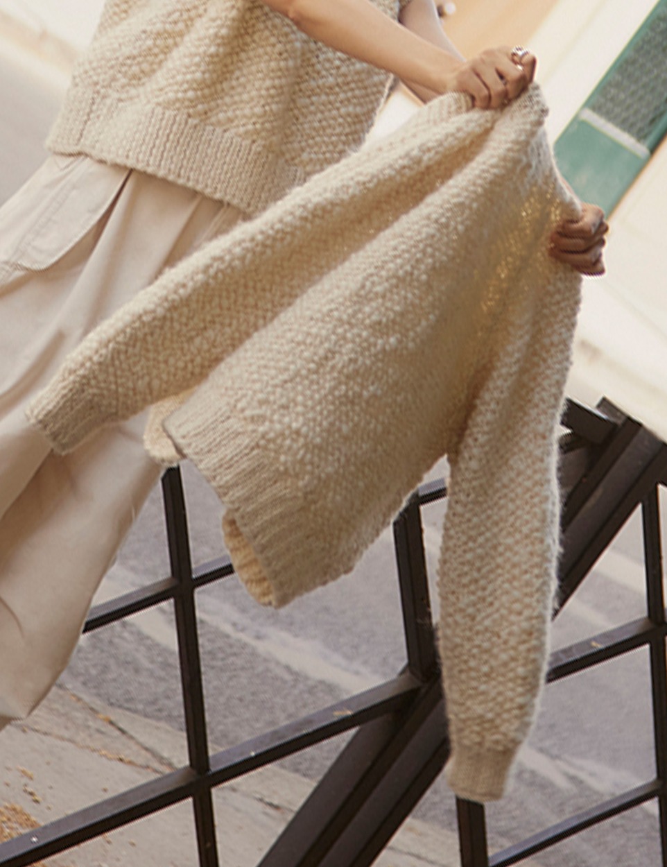 10/6発売【PRE】Nepal Handmade ram knit