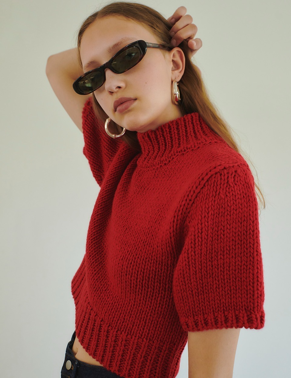 Classic cropped knit