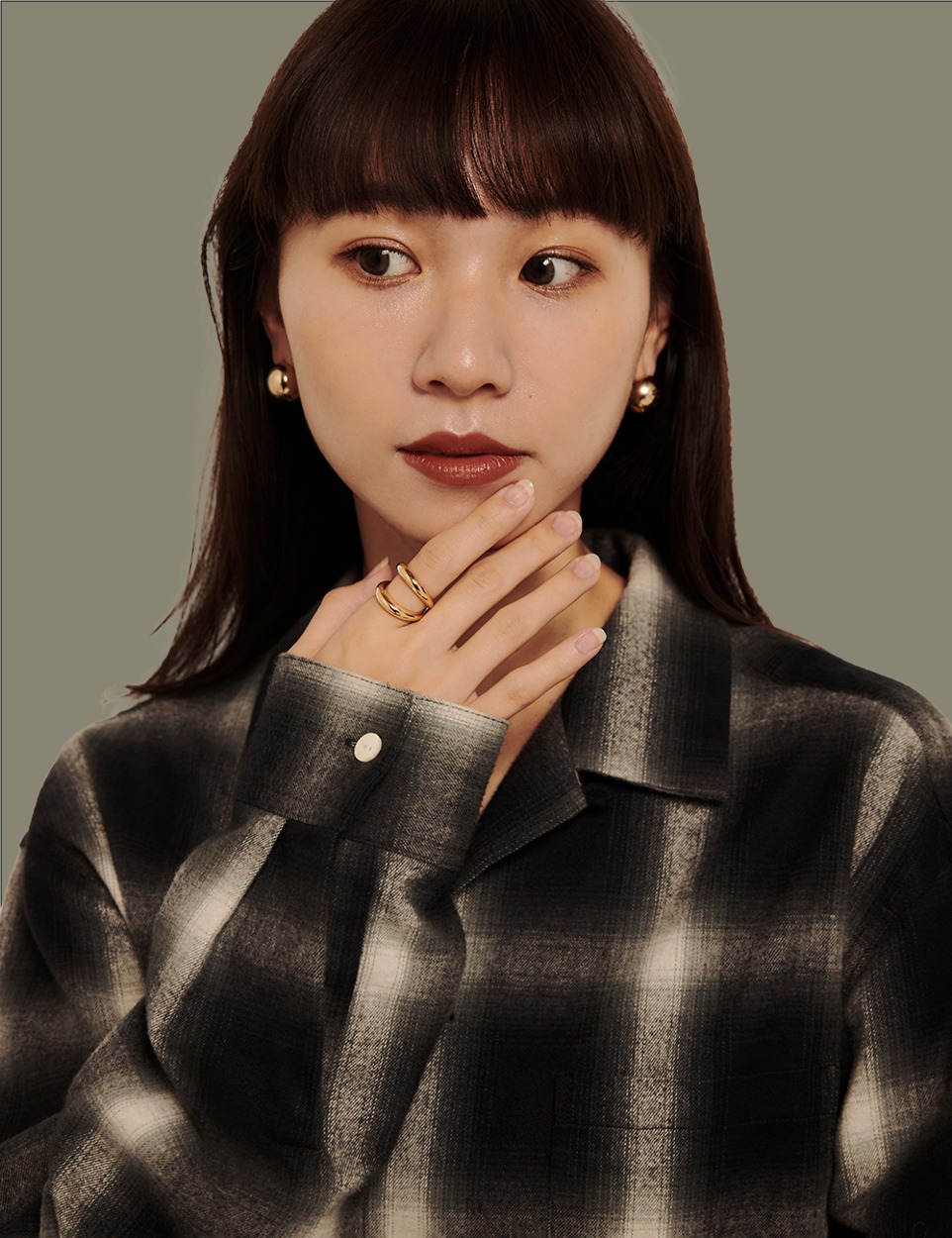 Moon earring