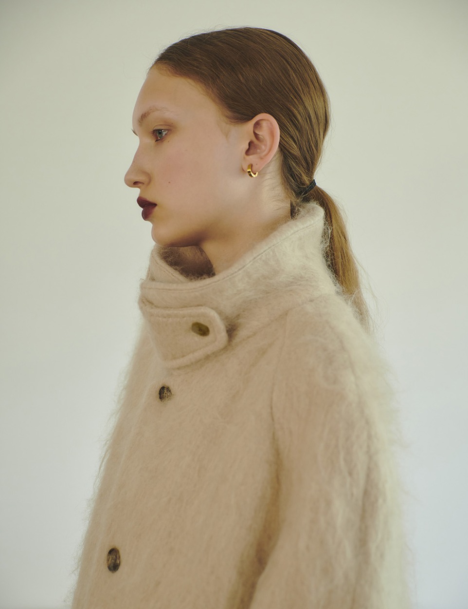 Mohair classic coat