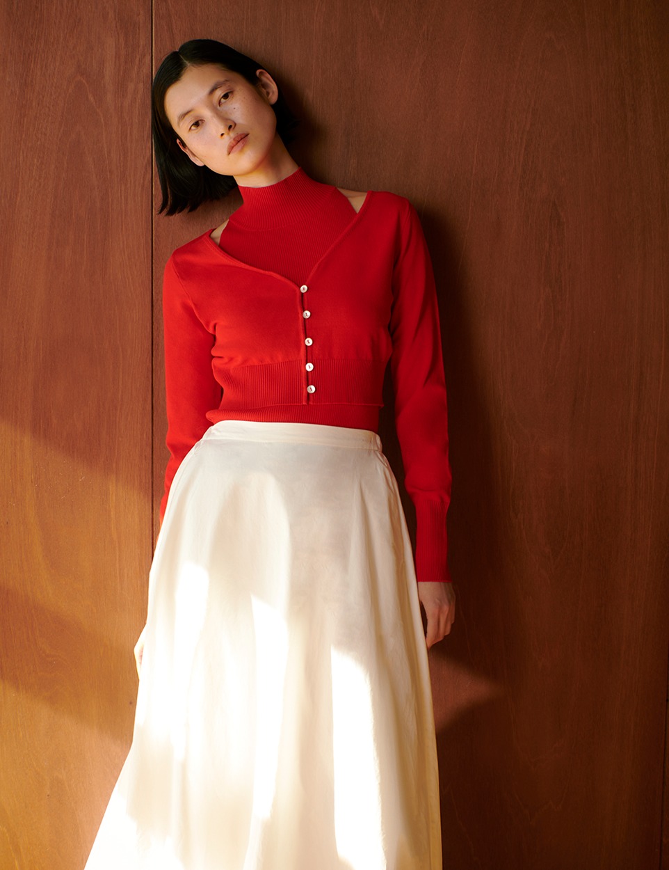 Nuance cropped cardigan