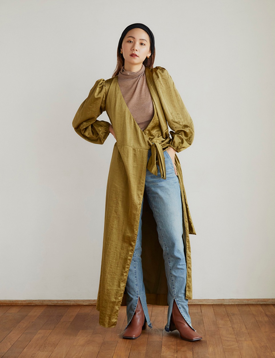 Maxi wrap dress