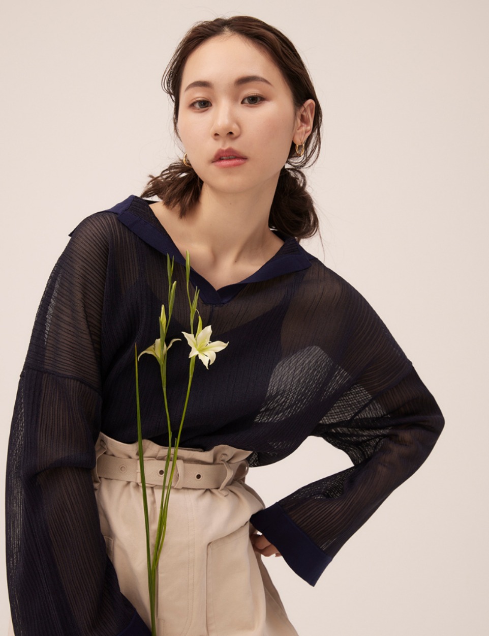 Layered set knit