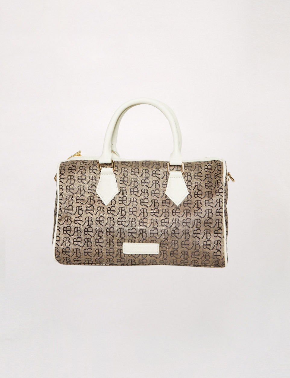RB monogram boston bag (Ivory)