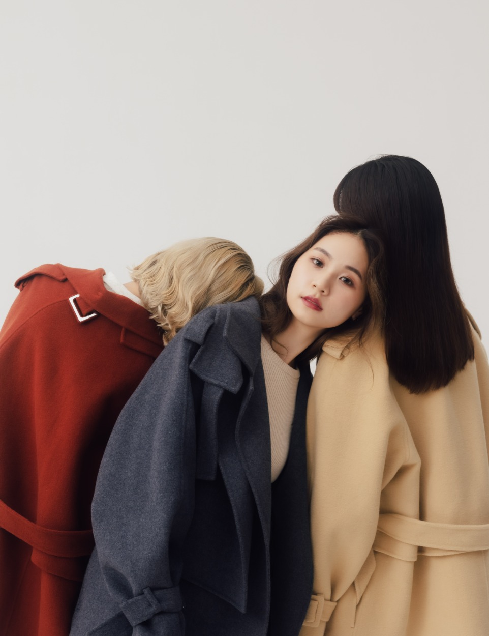 【PRE】Half trench wool coat
