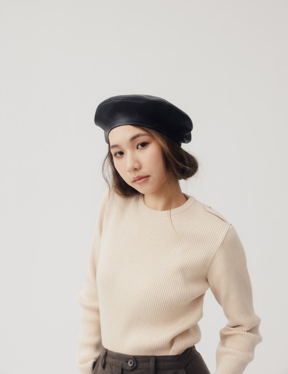 Rib ivy knit