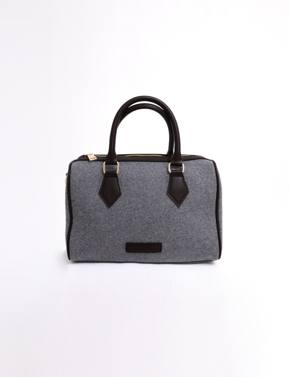 【PRE】Preppy boston bag (Gray)