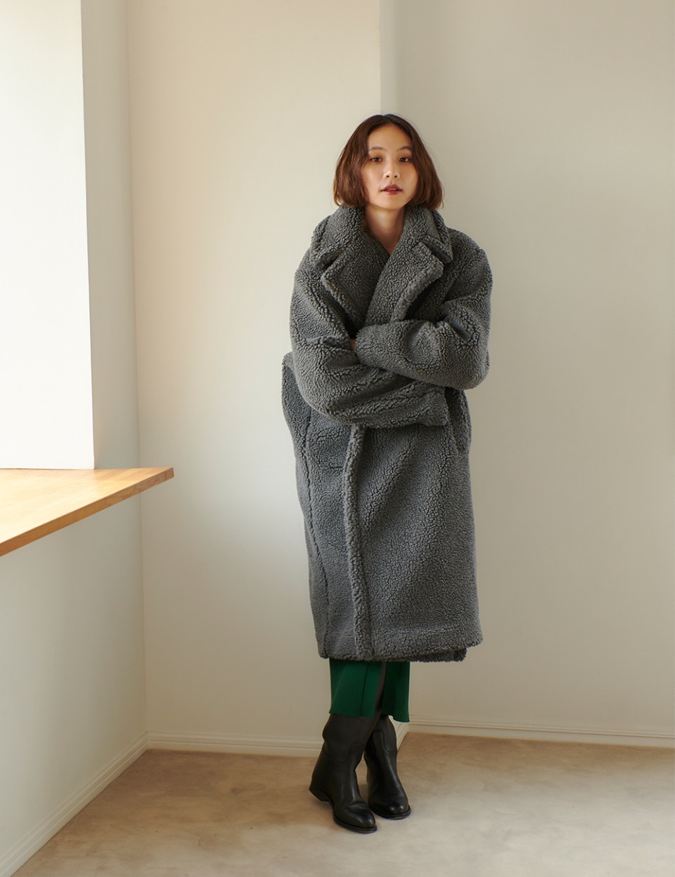 Cats boa coat
