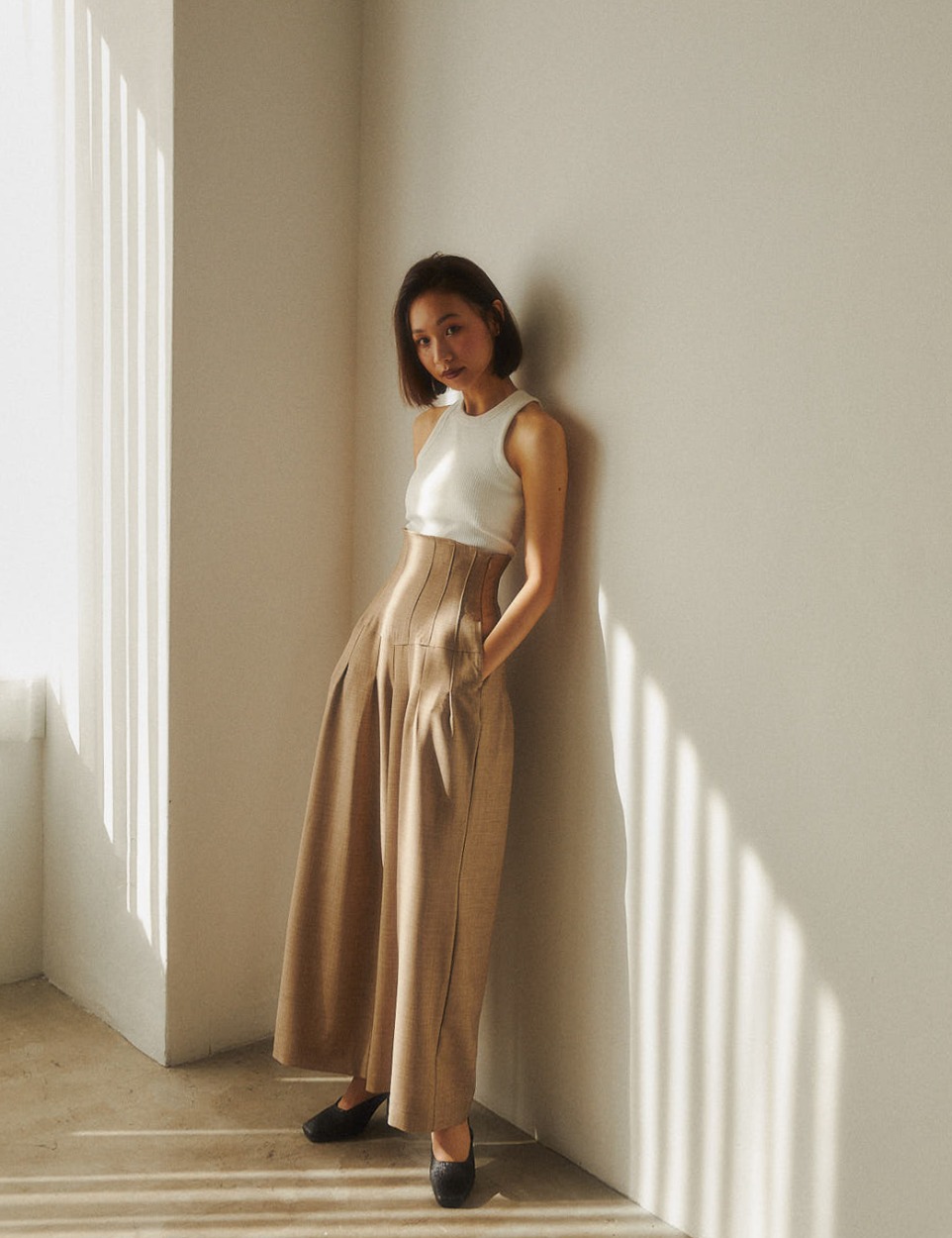 Corset style pants
