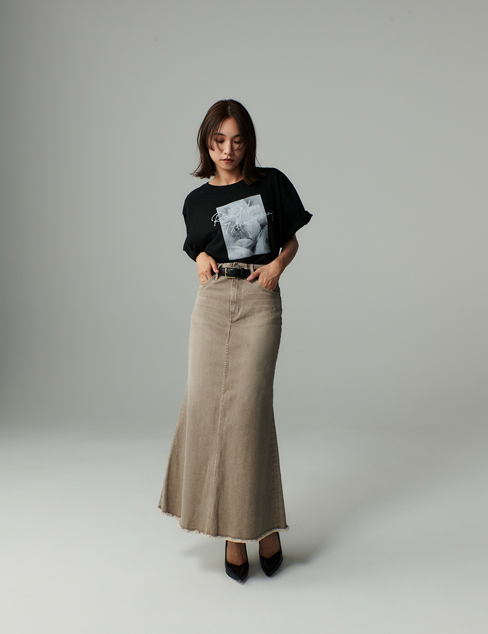 Mermaid maxi skirt × MARITAS DENIM