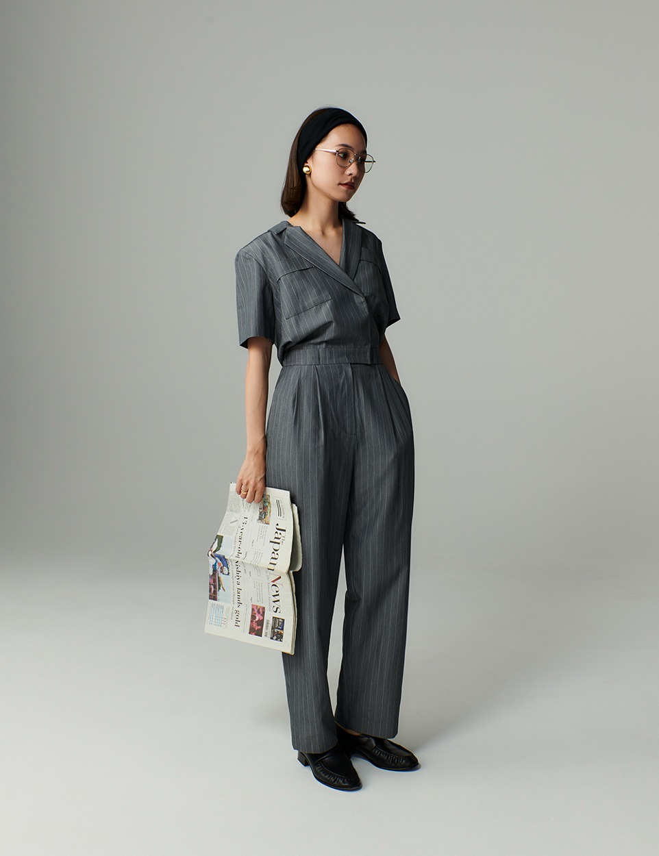 Stripe jumpsuit