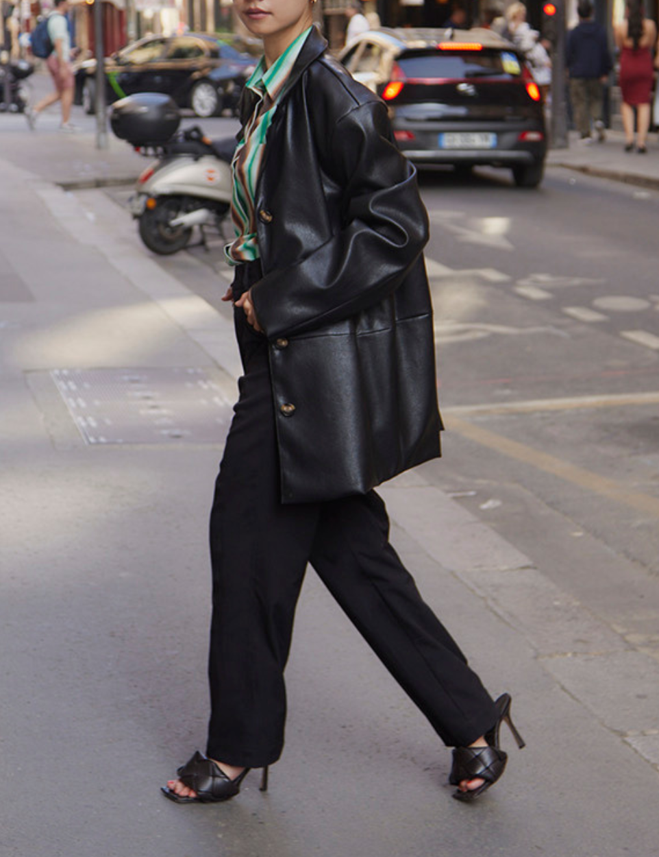 【PRE】Vegan leather jacket
